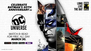 Batman 80th Celebration  DC Universe  The Ultimate Membership [upl. by Nirad]