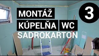 Rekonštrukcia Domu  Montáž Kúpelne WC  Izolácie  Sadrokartón [upl. by Drawe147]