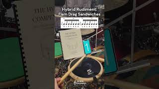 Hybrid Rudiment  Flam Drag Sandwiches [upl. by Mcknight960]