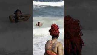 Woman Loses Wig After Powerful Wave Knocks Her Into Water at Beach  1513472 [upl. by Nanreh]