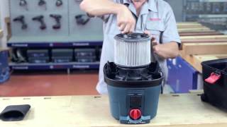 Bosch Vacuum Cleaner  Gas 1010 PS Professional [upl. by Simaj]