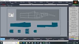 3 Overall patttern making bangla tutoirial 2024 on lactra cad [upl. by Zobkiw]