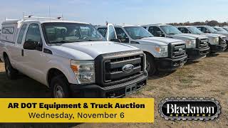 AR DOT Equipment amp Truck Auction [upl. by Dominick]