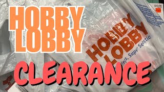 Hobby Lobby Clearance Sale 2024  MORE CRAFT CLEARANCE [upl. by Annoval944]