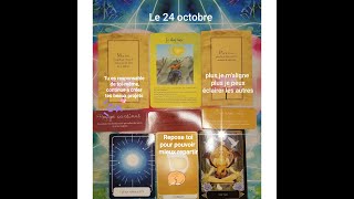 Guidance intemporelle du 24 octobre developpementspirituelméditationenergiedujourmedium [upl. by Aihsyn]