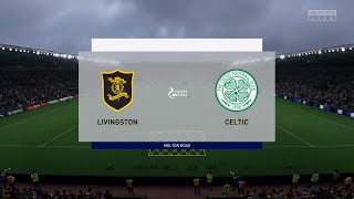 Livingston vs Celtic 23092023 Scottish Premiership FIFA 23 [upl. by Kenay]