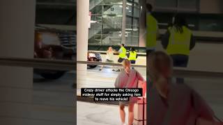 Angry driver tries to fight the airport staff for simply asking him to move his vehicle awareness [upl. by Sanders697]