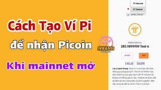 Pi Network  Cách Tạo Ví Pi Network  Nhanh Pi Network [upl. by Ahsinal]