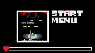 Undertale  Start Menu  Remix [upl. by Esiuqcaj]