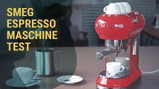 Kleiner Power Siebträger Die SMEG Espressomaschine im Test [upl. by Steward]