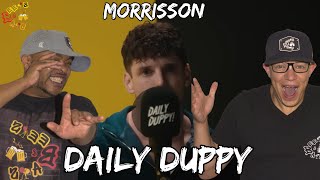 THIS WAS MAAAAD FAM  Americans React to First Morrisson  Daily Duppy [upl. by Notaes]