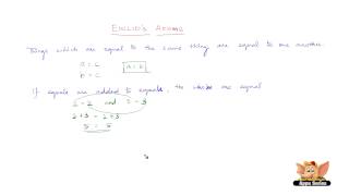 What are the Euclids Axioms [upl. by Mir]