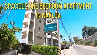 LARGE PATTAYA ONE BEDROOM APARTMENT IN NAKLUA REVIEW  Garden Paradise Details In Description [upl. by Neehsas]