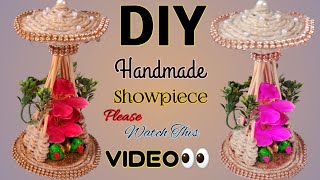 DIY Handmade Showpiece  sadacraft  Beautiful Showpiece  showpiece diy [upl. by Yunick]