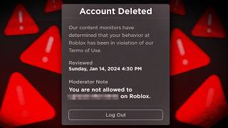 Roblox Is TERMINATING These Accounts [upl. by Nisior]