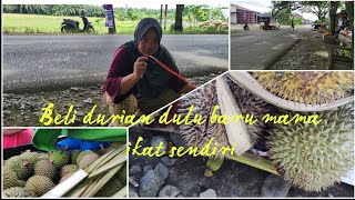 BELI DURIAN DI MOBIL DAN LANGSUNG MAMA IKAT UNTUK DI JUAL DI LAPAK [upl. by Oilut]