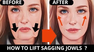 🛑 AGE 40  ANTIAGING FACE EXERCISES FOR SAGGING SKIN and JOWLS  LAUGH LINES FOREHEAD JAWLINE [upl. by Soalokin]