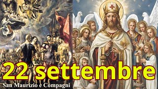 Il Santo del Giorno 22 Settembre Onomastico del 22 Settembre [upl. by Amato218]