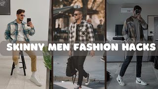 Best fashion hacks for skinny mens  Special tips for skinny guys to look good [upl. by Yttak987]