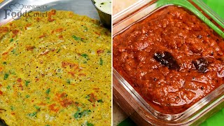 Healthy Breakfast Recipe Pearl Millet Dosa Kara Chutney [upl. by Zigmund]