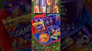 Yummy kids lunch box🧁 trending chocolate lunchbox candy tiffinbox food youtubeshorts yt [upl. by Nehgaem]