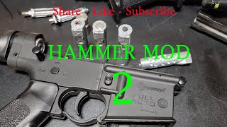 Crosman DPMS SBR  R1  MPW  HAMMER MOD 2  Stock Internals Suck [upl. by Festa575]