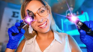 ASMR Gentle Ear Cleaning💜 Lots of Otoscope Whispered roleplay personal attention [upl. by Fennelly]