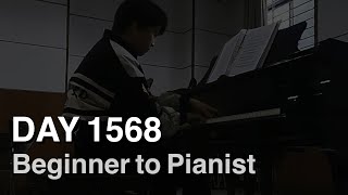 Day 1568  How to Learn Piano  From Beginner to a Pianist [upl. by Eerot]