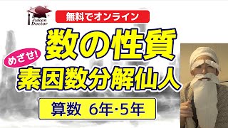 中学受験 算数 数の性質 ～今日から君も、素因数分解仙人！～｜無料でオンライン｜受験Dr（受験ドクター） [upl. by Spatola]