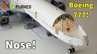 LEGO British Airways 777 The Nose Begins [upl. by Esialb]