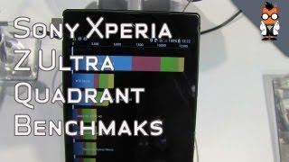 Sony Xperia Z Ultra Quadrant Benchmark [upl. by Nekciv]