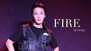 4K직캠 241009｜BTS 방탄소년단 fire 불타오르네  안타레스 antares 우리 woori [upl. by Llekcor]