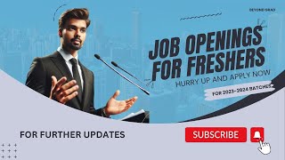 Job Posting l Latest IT Jobs Update  IT jobs  Latest IT Jobs 2024  Hiring  Beyond Grad [upl. by Lenahtan]