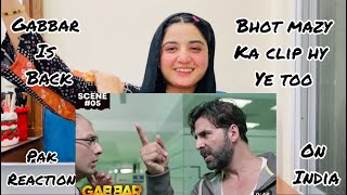 gabbar is back super hit scene reaction video  pak reaction on india [upl. by Mcmaster]