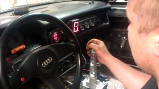 Audi 01E dog box  SQS sequential shifter [upl. by Sevik]