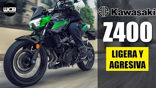 Kawasaki Z400 ABS ÁGIL y DIVERTIDA 🇯🇵  Reseña 2023 [upl. by Yramliw816]