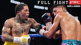 Davis vs Barrios FULL FIGHT June 26 2021  PBC on Showtime PPV [upl. by Coffeng498]