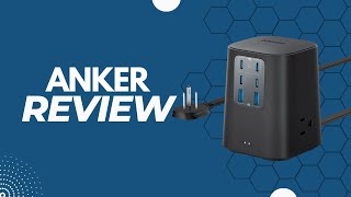 Review Anker Charging Station 100W 9in1 USB C Power Strip with 300J Surge Protection [upl. by Hairahcaz]