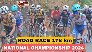 ROAD RACE 178 km NATIONAL CHAMPIONSHIP 2024 MEN ELITE [upl. by Anyd]