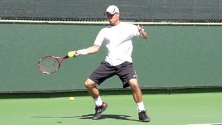 Lleyton Hewitt Forehand in Super Slow Motion  Indian Wells 2013  BNP Paribas Open [upl. by Fishman]