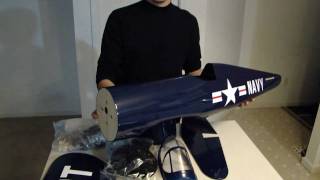 Hangar 9 F4U Corsair Out Of The Box Preview [upl. by Rye365]