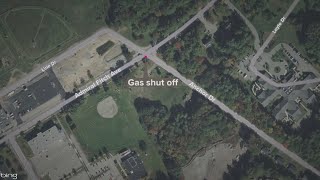 Construction crew hits natural gas line near Brunswick Landing [upl. by Gleich8]