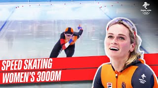 Speed Skating  Full Replay  Womens 3000m  Beijing2022 [upl. by Molini]