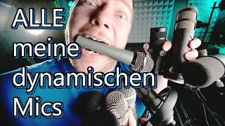 Der größte Mikrofon Vergleich im Web Alle meine dynamischen Mics im Mic vs Mic [upl. by Gabriellia9]