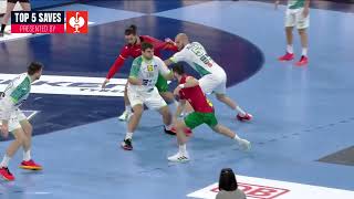 EHF EURO 2024 Highlights  Top 5 Paraden  Tag 10 amp 11  Handball EM 2024 [upl. by Bowra]