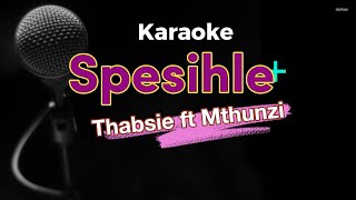 Sphesihle Karaoke Video  Thabise Ft Mthunzi [upl. by Sirtemed]