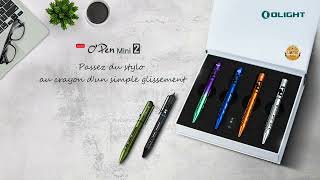 Olight OPen Mini 2  Stylo et Crayon éternel 2 en 1 en métal [upl. by Netnert]