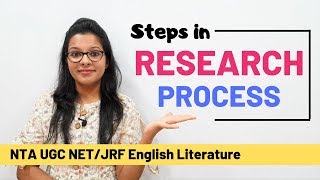 Steps in Research Process Quickest amp Easiest Explanation UGC NET [upl. by Rehpotsirk]