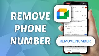 How to Remove Phone Number from Google Meet [upl. by Wendin]