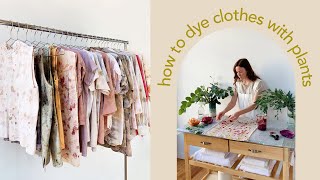 Eco Bundling  How to Naturally Dye Your Own Clothes [upl. by Nylekoorb]